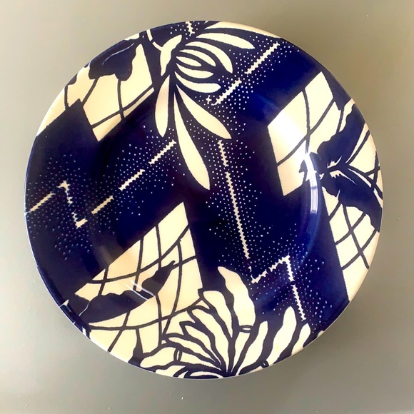 🔵VINTAGE Tiffany & Co. Blue•White “Butterfly” 🦋 Salad Plate - Picture 4 of 4